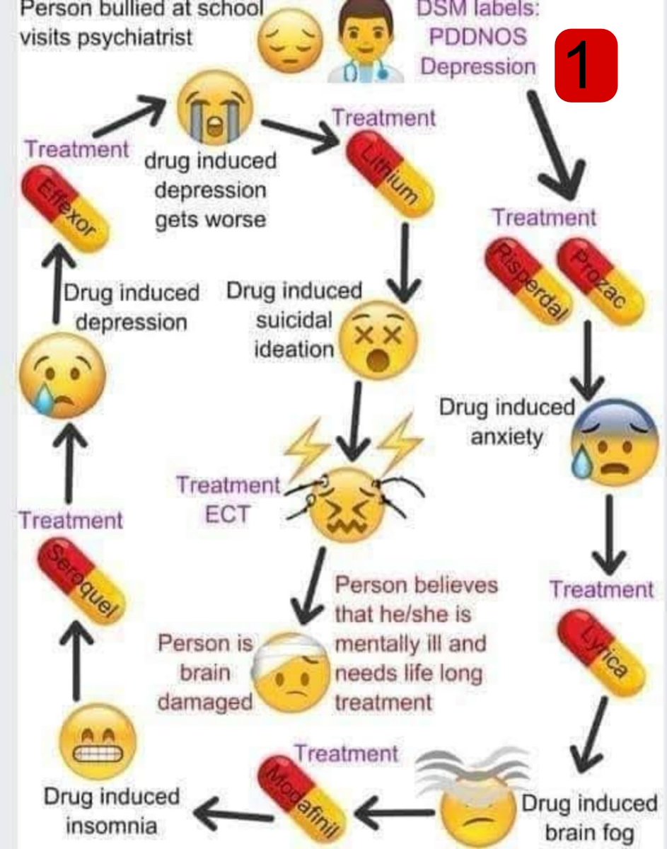 The never-ending cycle of psychiatry🫤

#polydrugged #psychdrugs #PsychiatricInjuryAwareness #perpetualharm #prescribedharm #LearnTheRisks