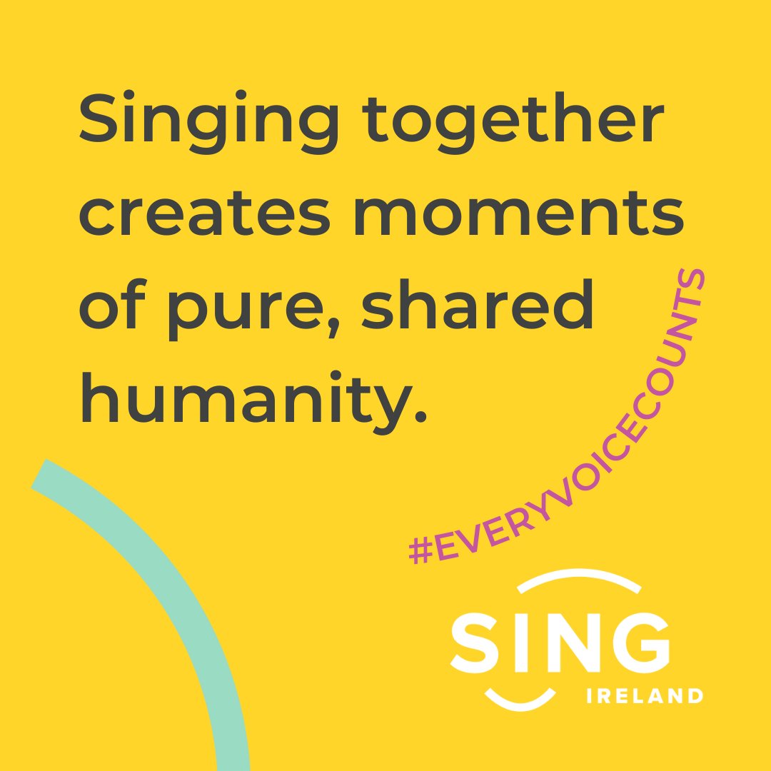 🎉🤩IT'S HERE!!!🤩🎉
🎶Happy National Singing Week Everyone!!
🎵All this week we are shining the spotlight on the pure joy and shared humanity of group singing. 👉Check out the events happening in your area: 
👉eu1.hubs.ly/H0gxxND0
#NSW2025 #EveryVoiceCounts #SingIreland