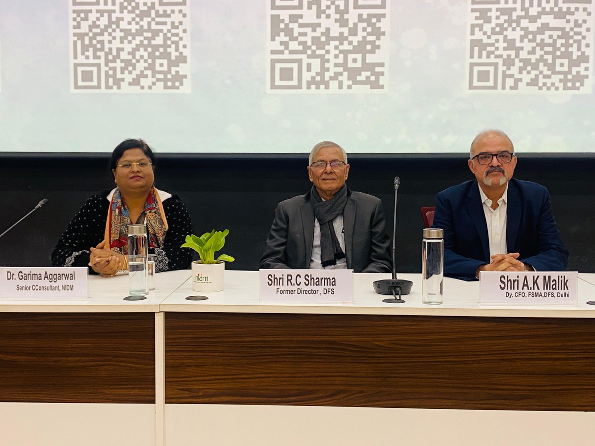 nidmmhaindia's tweet image. NIDM, in collaboration with the @nfsc_mha, successfully conducted a three-day National Training Programme on &quot;𝗙𝗶𝗿𝗲 𝗦𝗮𝗳𝗲𝘁𝘆 𝗳𝗼𝗿 𝗖𝗶𝘁𝘆 𝗥𝗲𝘀𝗶𝗹𝗶𝗲𝗻𝗰𝗲&quot; from 6th to 8th February 2025.

Expert speakers shared valuable insights on urban fire risks, mitigation…