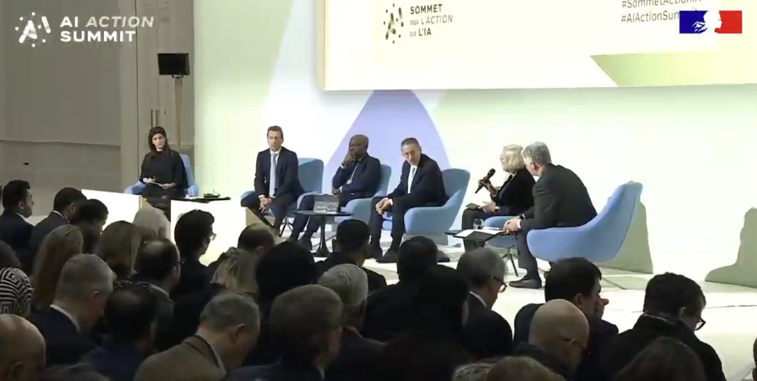 At the #AIActionSummit, <a href="/CHoffmanUNI/">Christy Hoffman</a> delivered a powerful message that we have important choices to make about the kind of future we want, and time is running out.

We must make sure that workers are shaping #AI.
uniglobalunion.org/news/paris_ai_…