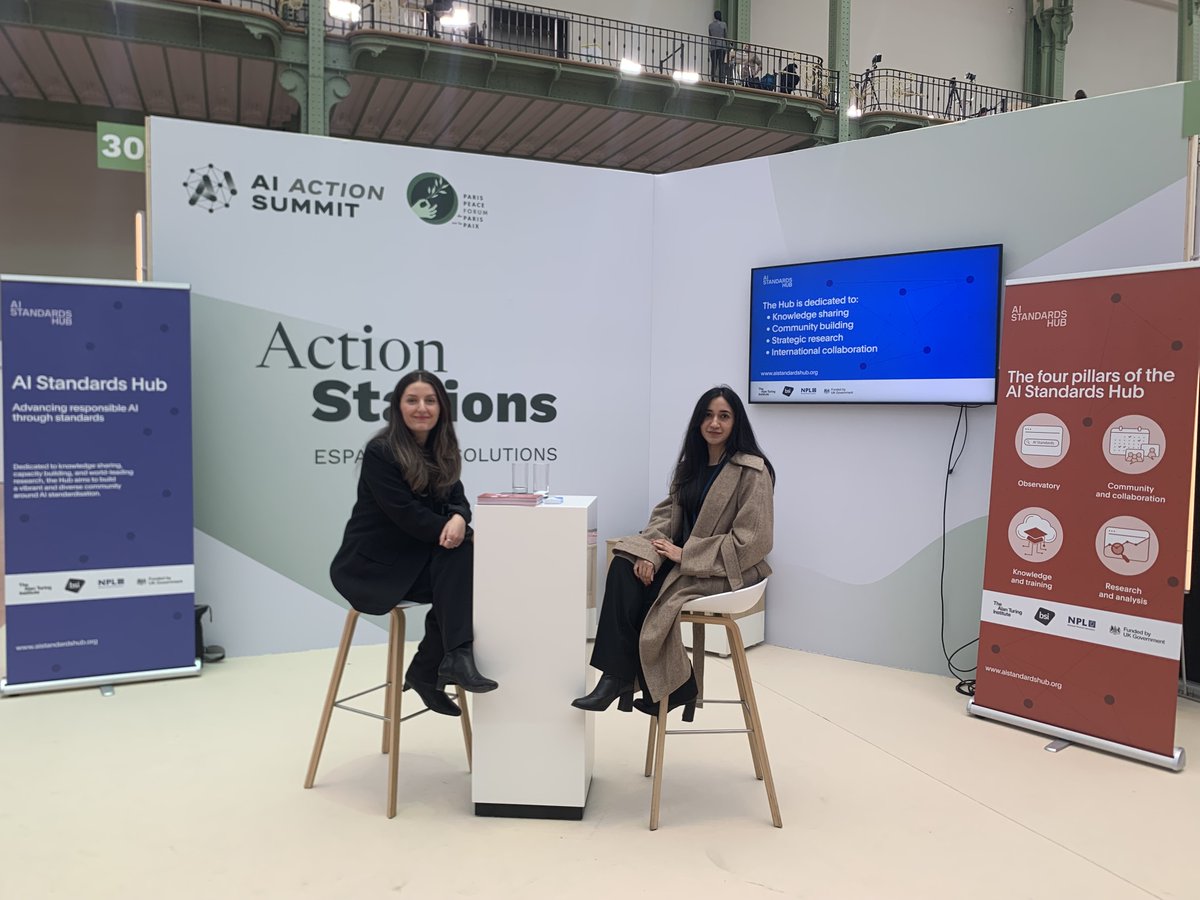 The AI Standards Hub is at the #AIActionSummit in Paris. If you are at the Summit, come visit us to know more about the Hub's work!