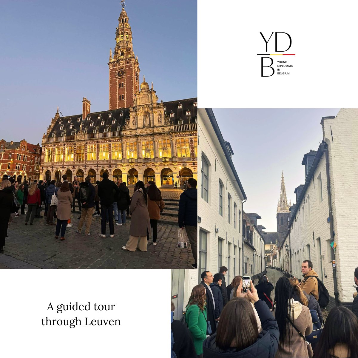 ๐ง๐ช Young Diplomats in Belgium (@yd_belgium) on Twitter photo From 1366 to global success - exploring <a href="/abinbev/">AB InBev</a>'s brewing legacy. What a great tour of this world leading ๐ง๐ช๐บcompany!
A big thank you also <a href="/BertCornillie/">Bert Cornillie</a> for welcoming us in #Leuven,a city that YDBees discovered with our special guided tour. Here's to a future with more cheers! From 1366 to global success - exploring <a href="/abinbev/">AB InBev</a>'s brewing legacy. What a great tour of this world leading ๐ง๐ช๐บcompany!
A big thank you also <a href="/BertCornillie/">Bert Cornillie</a> for welcoming us in #Leuven,a city that YDBees discovered with our special guided tour. Here's to a future with more cheers!