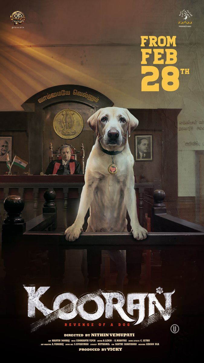 S A Chandrasekhar (@dir_sac) on Twitter photo An emotional tale of #Kooran From February 28
Producer:
<a href="/yursvicky/">Vicky</a>
Director:
<a href="/nithinvemupati9/">nithinvemupati</a>
DOP:
<a href="/martindonraj/">martindon</a>
Music:
<a href="/sidvipin/">Siddharth Vipin</a>
Production House :
<a href="/kanaaprodns/">Kanaa Productions</a>
Starring:
<a href="/Dir_SAC/">S A Chandrasekhar</a>
<a href="/IndrajaSankar17/">Indraja Sankar</a>
#Ygmahendra #Sathyan #Balajishakthivel An emotional tale of #Kooran From February 28
Producer:
<a href="/yursvicky/">Vicky</a>
Director:
<a href="/nithinvemupati9/">nithinvemupati</a>
DOP:
<a href="/martindonraj/">martindon</a>
Music:
<a href="/sidvipin/">Siddharth Vipin</a>
Production House :
<a href="/kanaaprodns/">Kanaa Productions</a>
Starring:
<a href="/Dir_SAC/">S A Chandrasekhar</a>
<a href="/IndrajaSankar17/">Indraja Sankar</a>
#Ygmahendra #Sathyan #Balajishakthivel