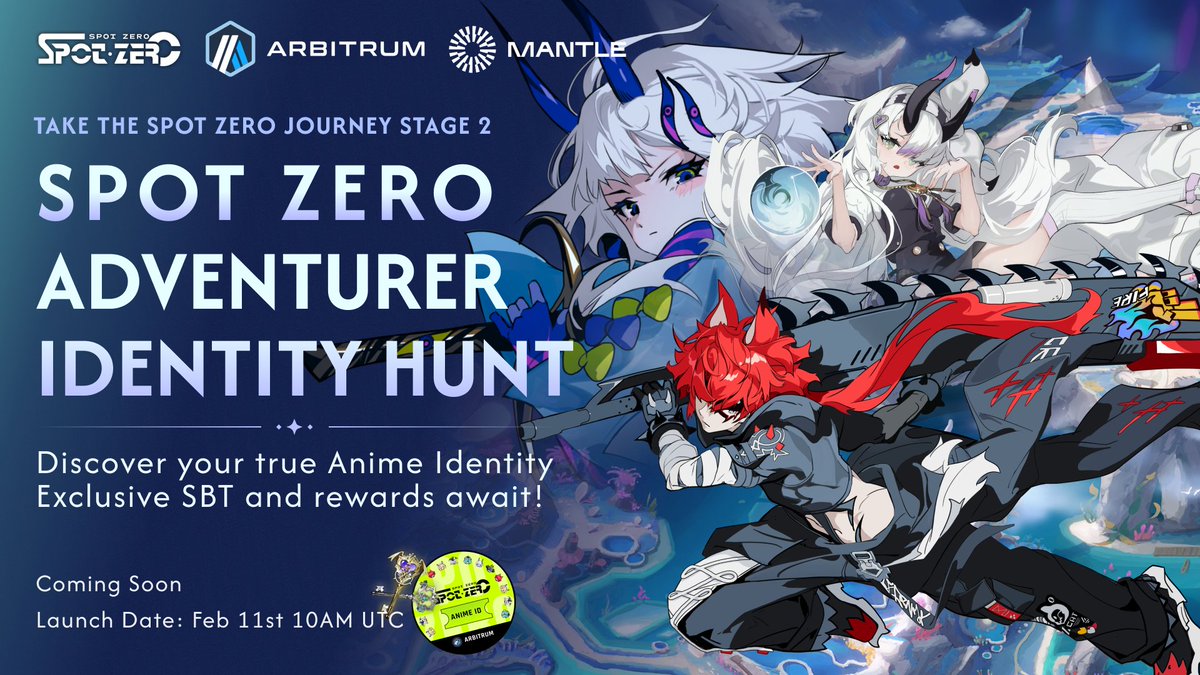 SpotZero_Game's tweet photo. Stage 2 of the Spot Zero Journey is almost here!
Get ready for the Adventurer Identity Hunt! 🕵️‍♀️✨

🗓️ Event Time: 02.11 10:00 (UTC) - 03.10 10:00 (UTC)
🔍 Test your anime knowledge
🎮 Link your Steam account and verify playtime
🗝️ Claim keys and unlock the Astral Core

Stay tuned—your next challenge is just around the corner! Are you ready, Adventurer? 🔥

#SpotZero #SpotZeroJourney