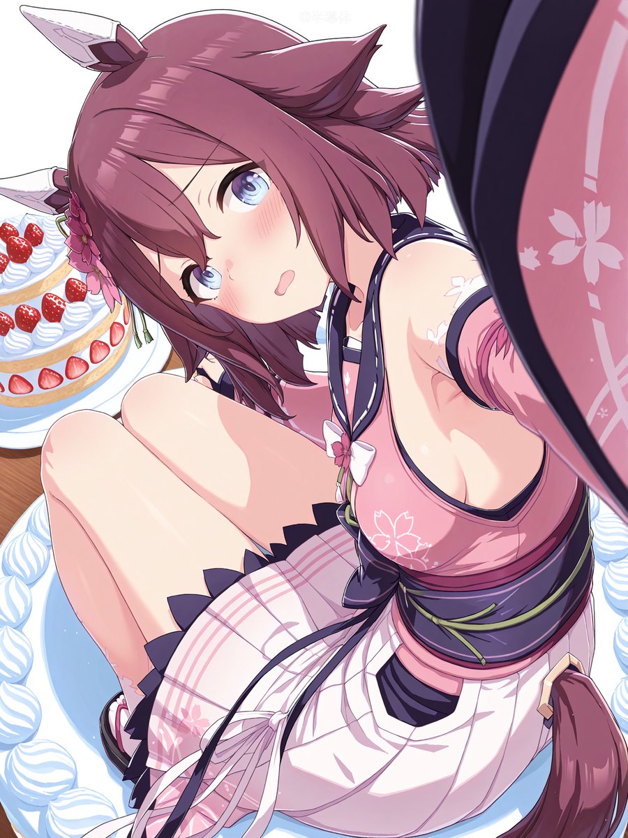 おめでとうございます🍰🌸
#ウマ娘 #サクラチヨノオー生誕祭2025