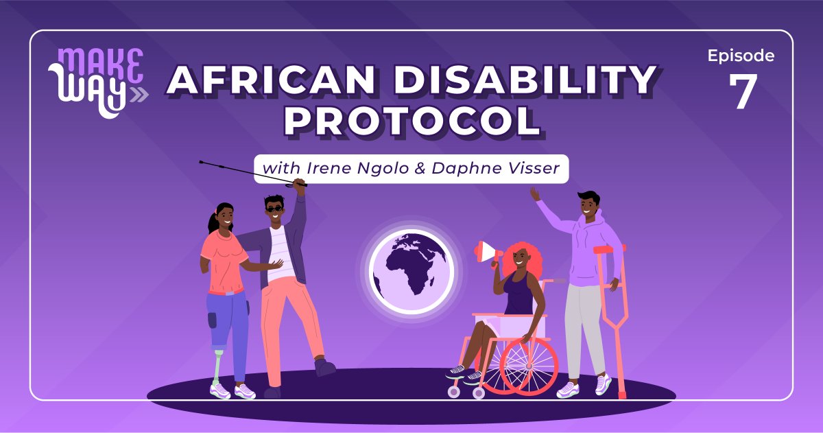 Have you heard about the African Disability Protocol? 🌍
Tune in to the latest episode of the #MakeWay for Youth podcast to learn all about the Protocol and why its ratification is important. #DisabilityRights #DisabilityJustice!
Tune in! 🎧⬇️
youtu.be/GuMVVrECMvc?si…