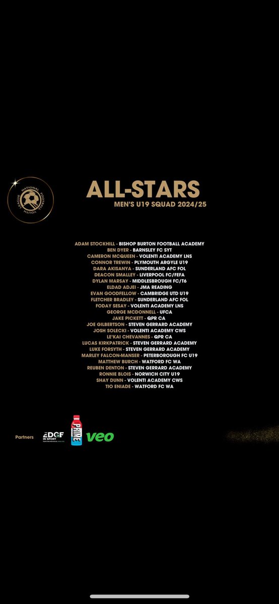 Bishop Burton Sport (@onebishopburton) on Twitter photo Congratulations to our Football Academy left back Adam Stockhill who has been selected for the final <a href="/NFYLU19U23/">National Football Youth League</a> All Stars squad. What a fantastic achievement ⚽️ Congratulations to our Football Academy left back Adam Stockhill who has been selected for the final <a href="/NFYLU19U23/">National Football Youth League</a> All Stars squad. What a fantastic achievement ⚽️