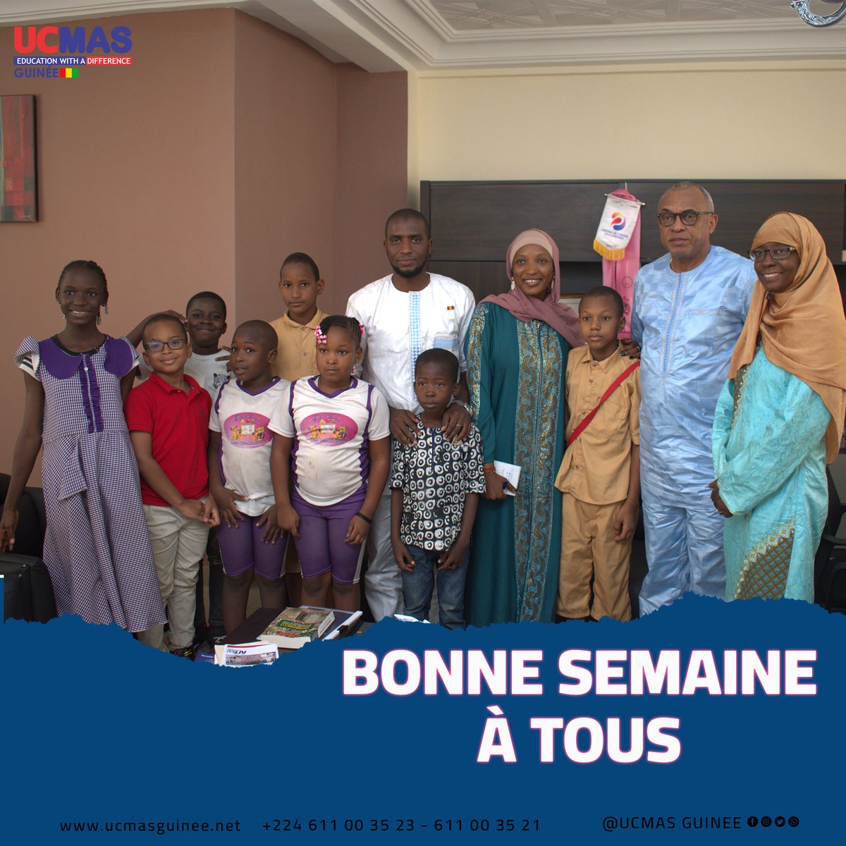 Ucmas_Guinee's tweet image. 𝐔𝐧𝐞 𝐧𝐨𝐮𝐯𝐞𝐥𝐥𝐞 𝐬𝐞𝐦𝐚𝐢𝐧𝐞 𝐩𝐥𝐞𝐢𝐧𝐞 𝐝𝐞 𝐩𝐫𝐨𝐦𝐞𝐬𝐬𝐞𝐬

Rejoignez-nous et donnez à votre enfant l’opportunité d’exceller avec UCMAS !
#UCMASGuinée #BonneSemaine #ÉducationAvecUneDifférence #ExcellenceAcadémique