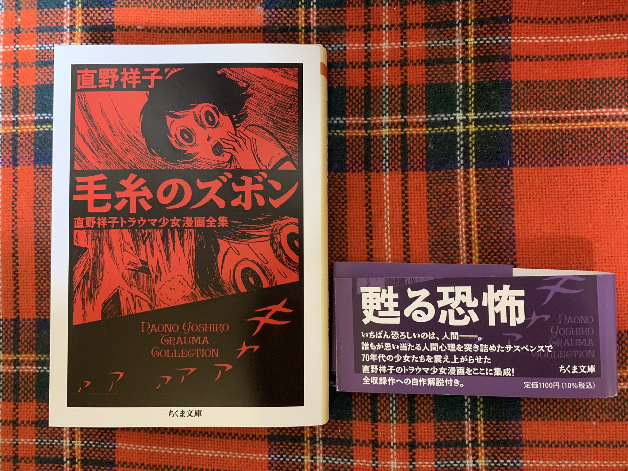 「直野祥子集」　『毛糸のズボン』著者 直野祥子 『毛糸のズボン 直野祥子トラウマ少女漫画全集
