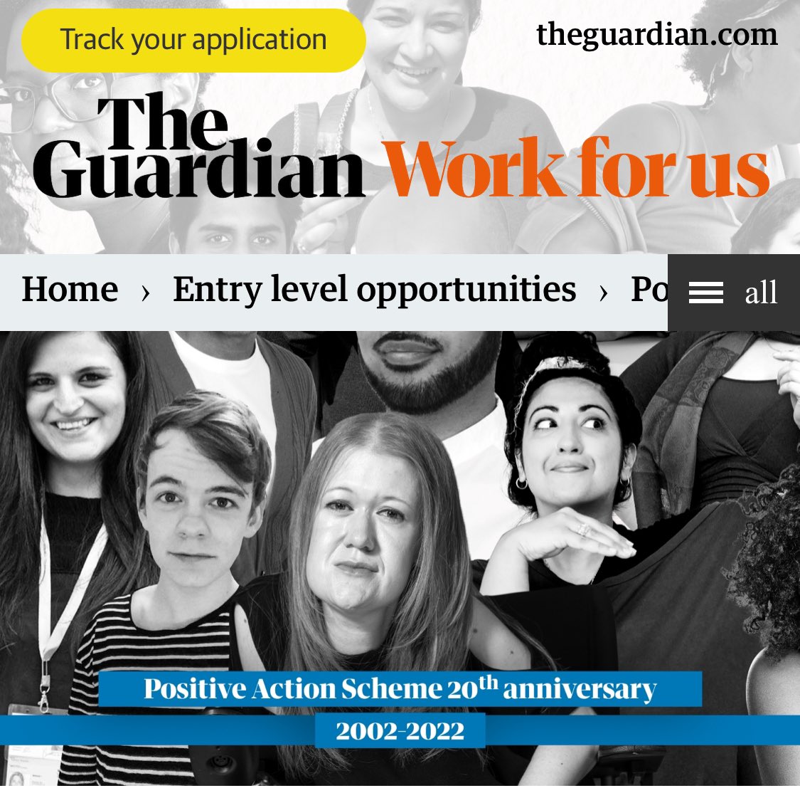 It’s that time of year again! The Guardian is opening its two-week work experience for underrepresented journalists: disabled people, POC, and now working class. It is paid at the London living wage. 

This scheme changed my life. Go on, give it a go: workforus.theguardian.com/entry-level-op…