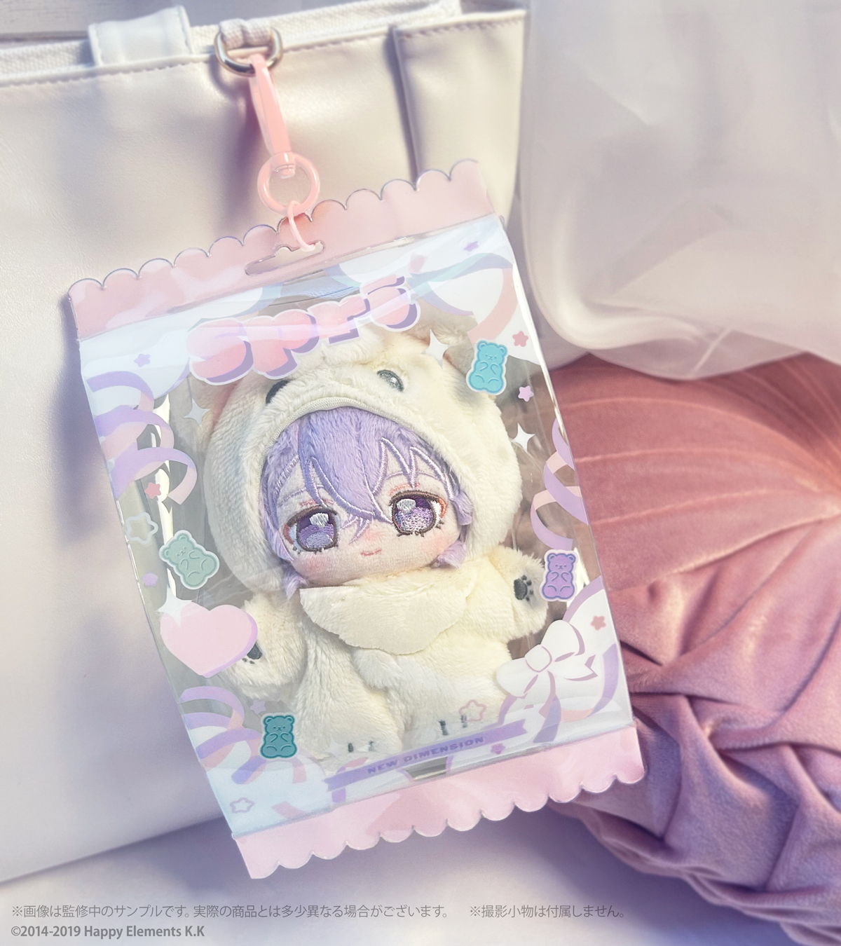 キャンディキャンディ ピンクキャラクターイラストポーチ 80's