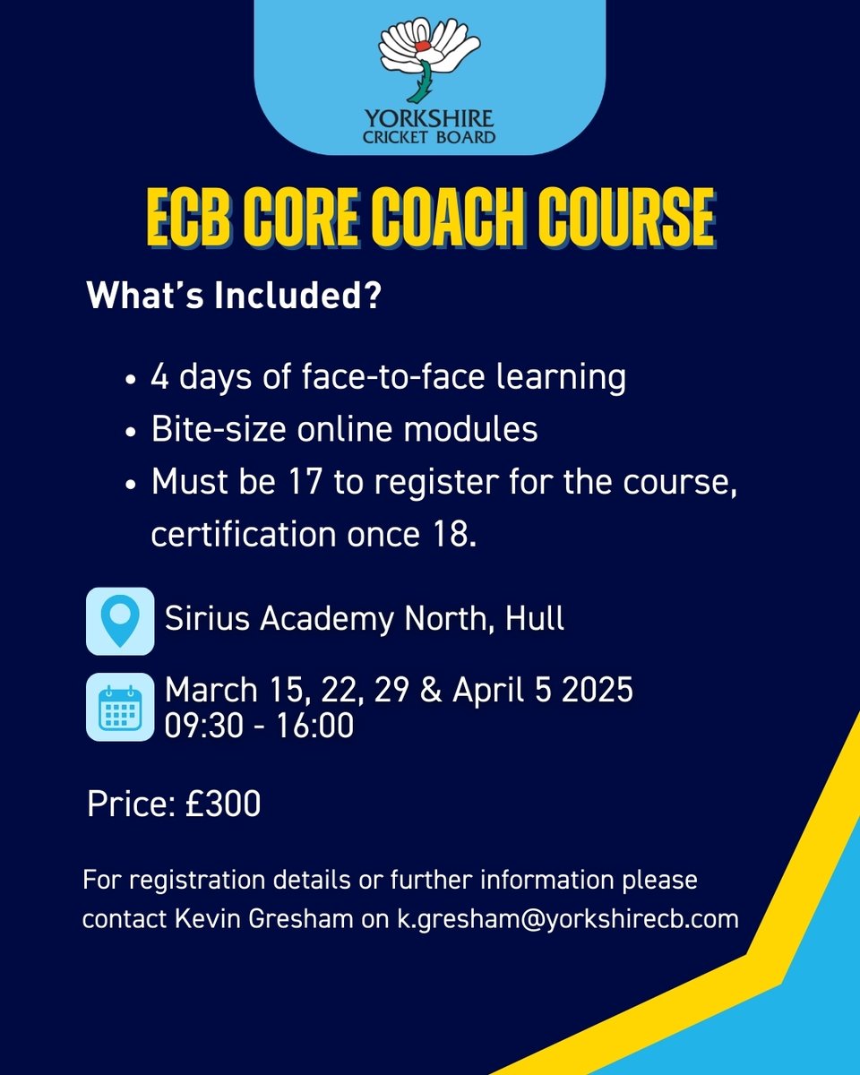 Yorkshire Cricket Foundation tweet media