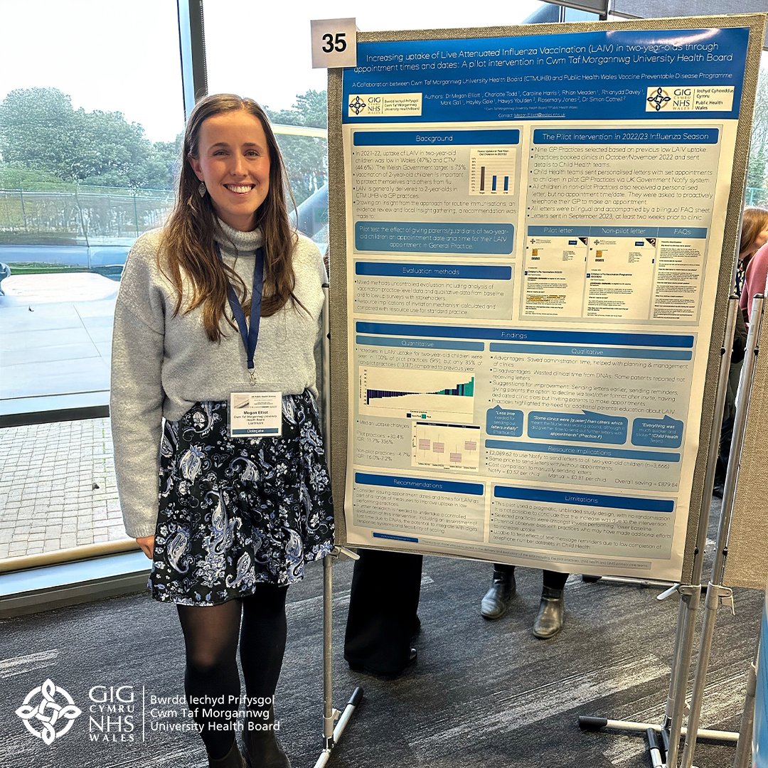 CTM Principal Researcher, Dr Megan Elliott, presented a Flu Vaccine Intervention Pilot at the UK Public Health Science Conference in November last year.

Read the full story: ctmuhb.nhs.wales/news/latest-ne…
