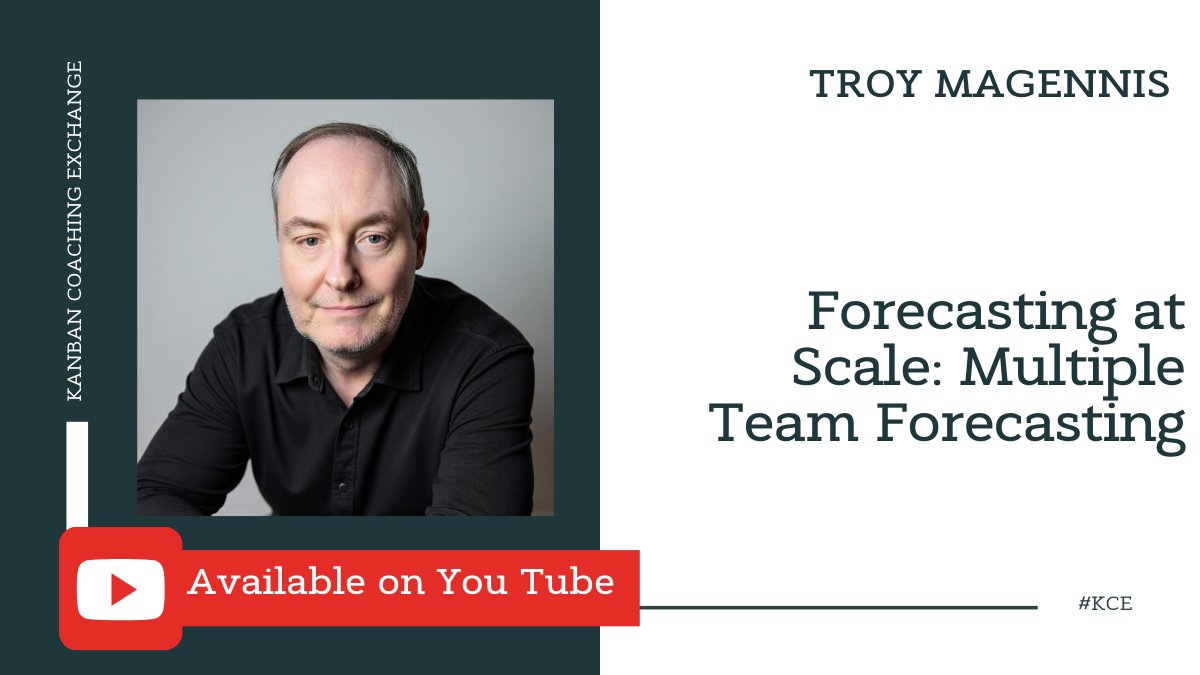 Did you miss <a href="/t_magennis/">Troy Magennis</a>  at the #Kanban #Coaching Exchange last week? Then here is your chance to catch up with his video: youtu.be/Om6AK0tSRKI

Subscribe to keep up with all our latest video #Scrum #Agile