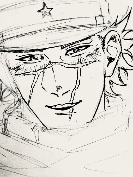 描きたい絵柄にならないなぁ…難し 