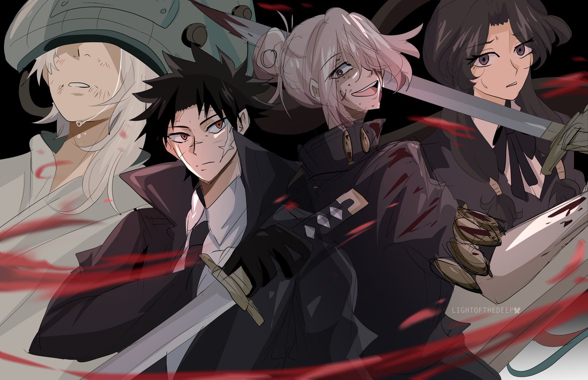 lightofthedeep's tweet image. &quot;we&apos;re the same age, right?&quot; #Kagurabachi #BachiArt #カグラバチ