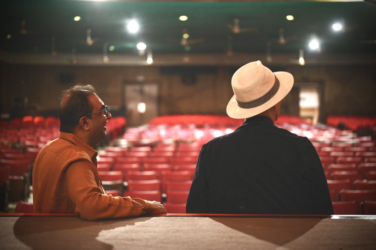 It’s 5 days with Wim Wenders spending time with him talking about cinema and poetry of life,filling in the gaps as we go on like his Road movies….