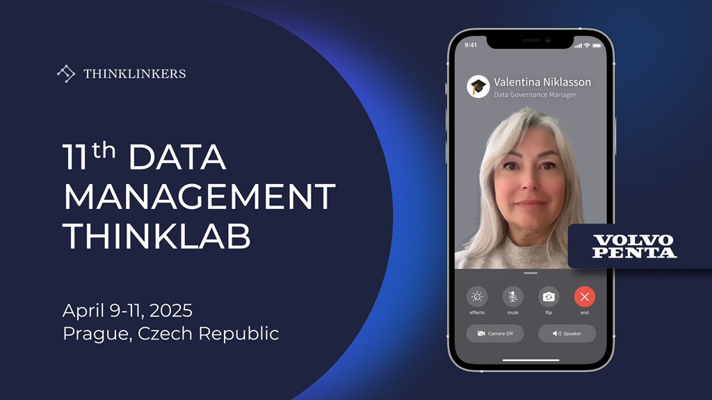 Welcome Valentina Niklasson, Data Governance Manager at Volvo Penta.

Learn how to train teams, drive accountability, and create real collaboration - turning governance into a company-wide effort.

Learn More &amp; Register: lnkd.in/d4fajCp4

#MDMThinkLab #DataManagement