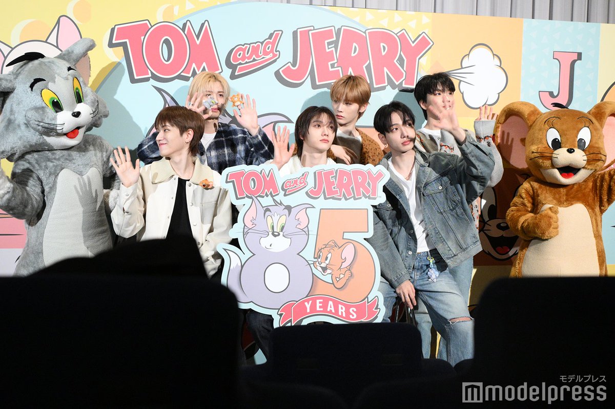 modelpress's tweet photo. BOYNEXTDOOR「トムとジェリー」
日本イベントに登場✨

🔻写真追加中
https://t.co/EtarZ1RPJG

85周年アニバーサリーソングに決定🎊

#BOYNEXTDOOR #BND #トムとジェリー #トムジェリ @BOYNEXTDOOR_JP https://t.co/TD9wzxoCdG