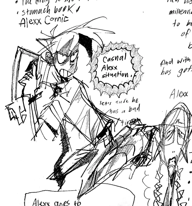 also cooking more alexx stuff 