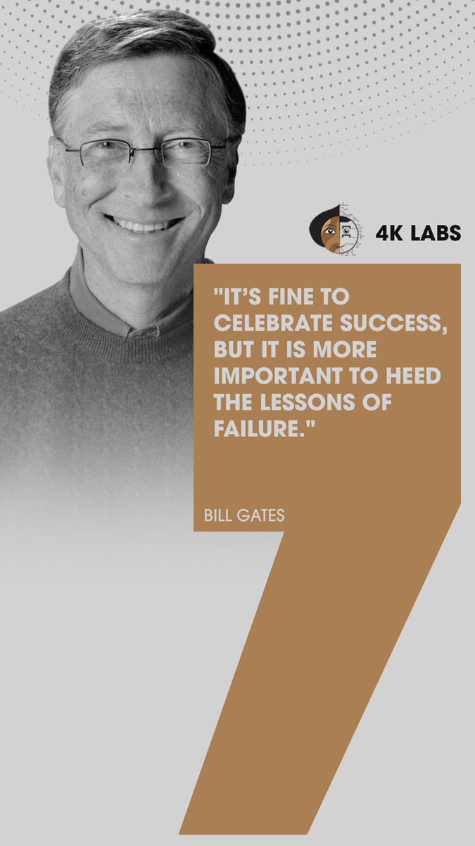 🔈 Quote of the week

Follow us on our social media here: linktr.ee/4klabs4k

#quotes #4K_Labs #AAU #CNCS #Computer_Science #AI #Robotics #Things #TinyML #DigitalSkillsOpportunity #Innovation #EthopianTech #EthiopianCoders #Coding #Tech #Billgates #Bill&amp;Melinda
