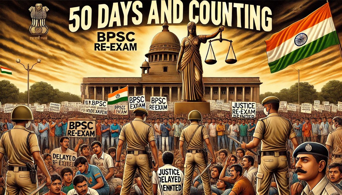 Indomitable2812's tweet photo. "हमारे द्वारा सहे गए घोर कष्टों के उपरांत, यह निर्विवाद है कि हम न्याय के अधिकारी हैं, और हमें न्याय की प्राप्ति का पूर्ण विश्वास है।"
#SaveBPSC_PatnaHC https://t.co/FCvpydno3N