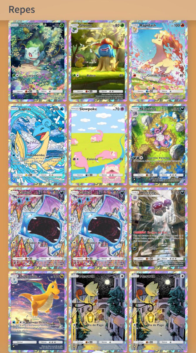 Inigo_deBalboa's tweet photo. #PokemonTCGPocket

I need Gyarados and diglet (1 star) and i can exchange the cards on the photos https://t.co/1FlY7tZhEc