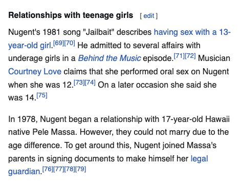 guy with a literal "relationships with teenage girls" section on Wikipedia didn't like Kendrick Lamar

what a surprise
