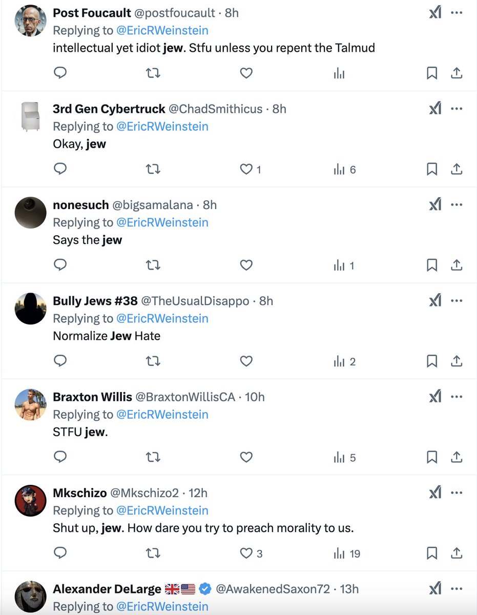 Eric Weinstein tweet media