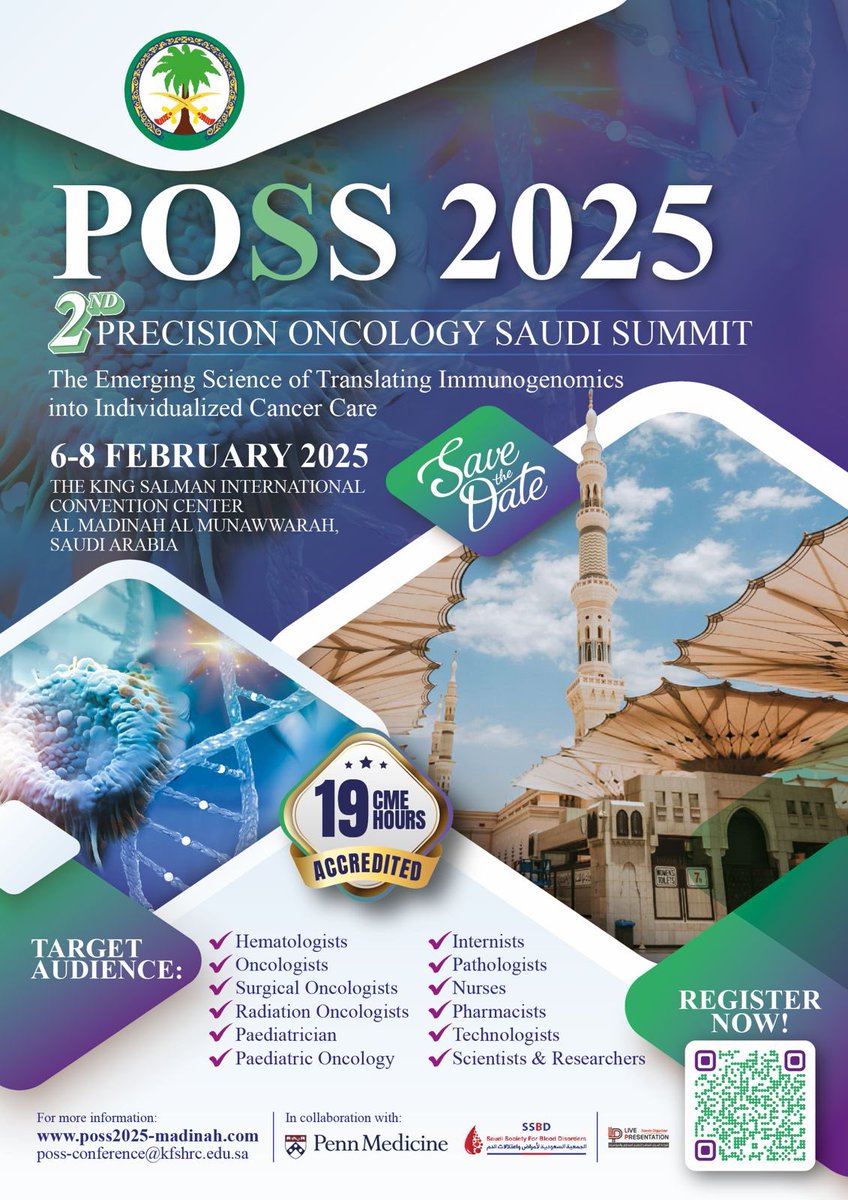 Dr_Lama_Amer's tweet photo. Honored to have been invited to participate as a speaker at the 2nd Precision Oncology Saudi Summit in Madina! @KFSHRC 
My talk on "The Serotonin Puzzle: Decoding Carcinoid Syndrome Outcomes Management" sparked some great discussions.

#POSS2025 #Oncology https://t.co/CKBRMzFpOf