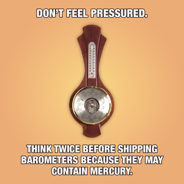 lpamanian's tweet photo. Don't ship mercury 🌡️ 📦 Learn more here: https://t.co/gIh3byNFW1 #Reminder #NoMercury #Dangerous #Prohibited #SafetyandHealth #ProtectingtheCommunity #Learnmore #Sharethispost #USPS #USPSEmployee #USPSEmployee https://t.co/IRJ54KjZjf