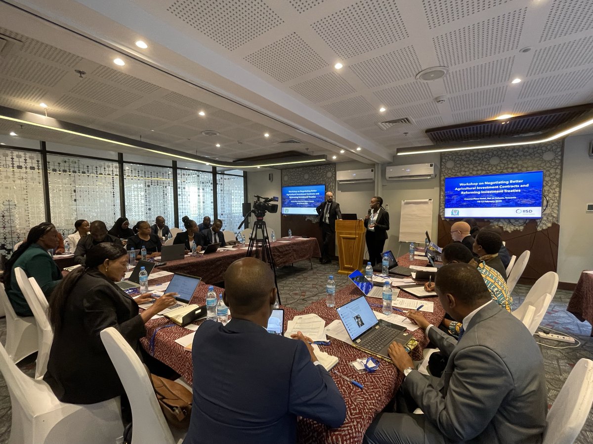 📸 Kick-off in Dar es Salaam!

This week <a href="/IISD_news/">IISD</a> is holding a workshop with Tanzania gov officials on how reform of the country's✅ investor-state contracts in agriculture &amp;🌳 carbon offset projects—as well as ✅ investment treaties—can help delivery on its #sustdev objectives