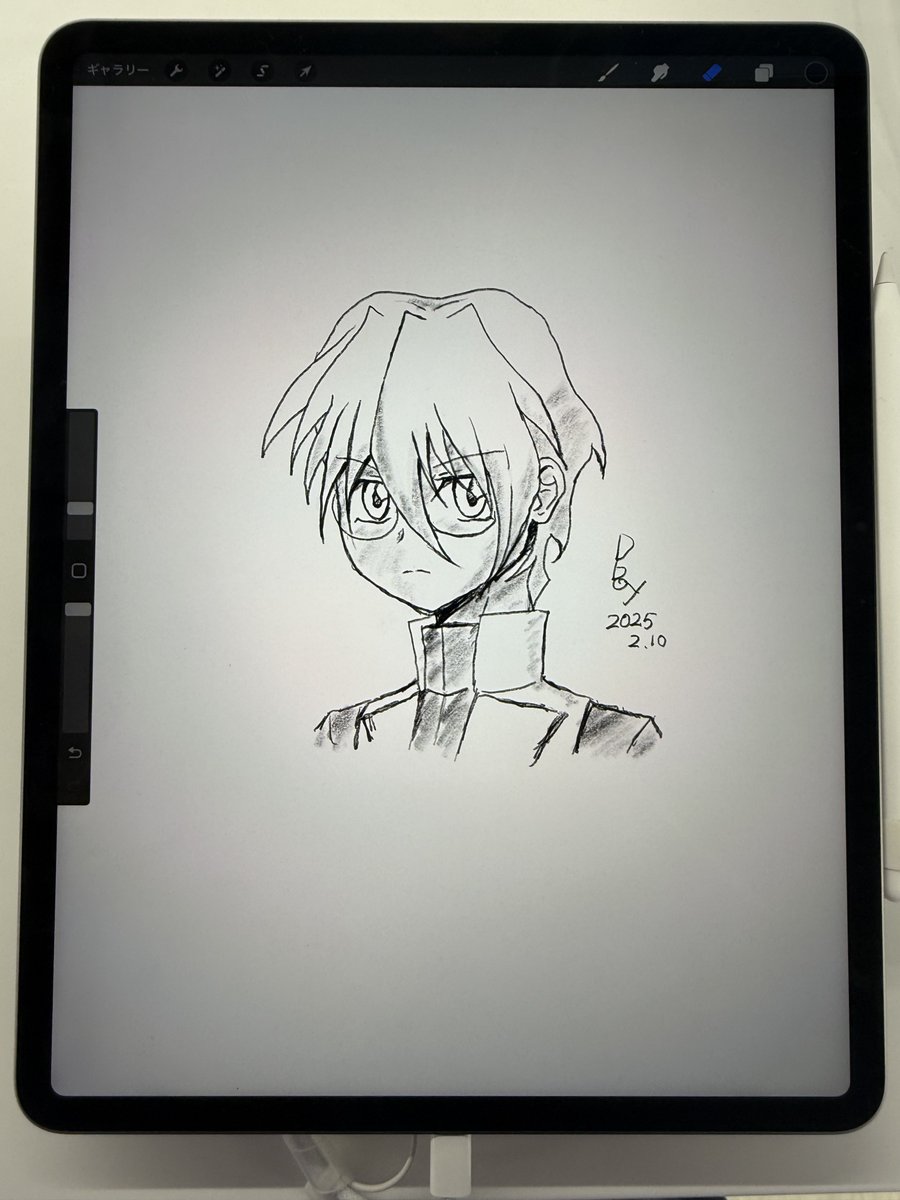 iPad Air(13インチ)で
カトリーヌお嬢様を試し描き(30分)

とにかくアナログ感覚で描きやすい事が
分かったのでproも試してみる 