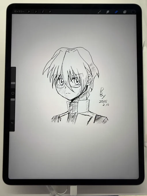 iPad Air(13インチ)で
カトリーヌお嬢様を試し描き(30分)

とにかくアナログ感覚で描きやすい事が
分かったのでproも試してみる 