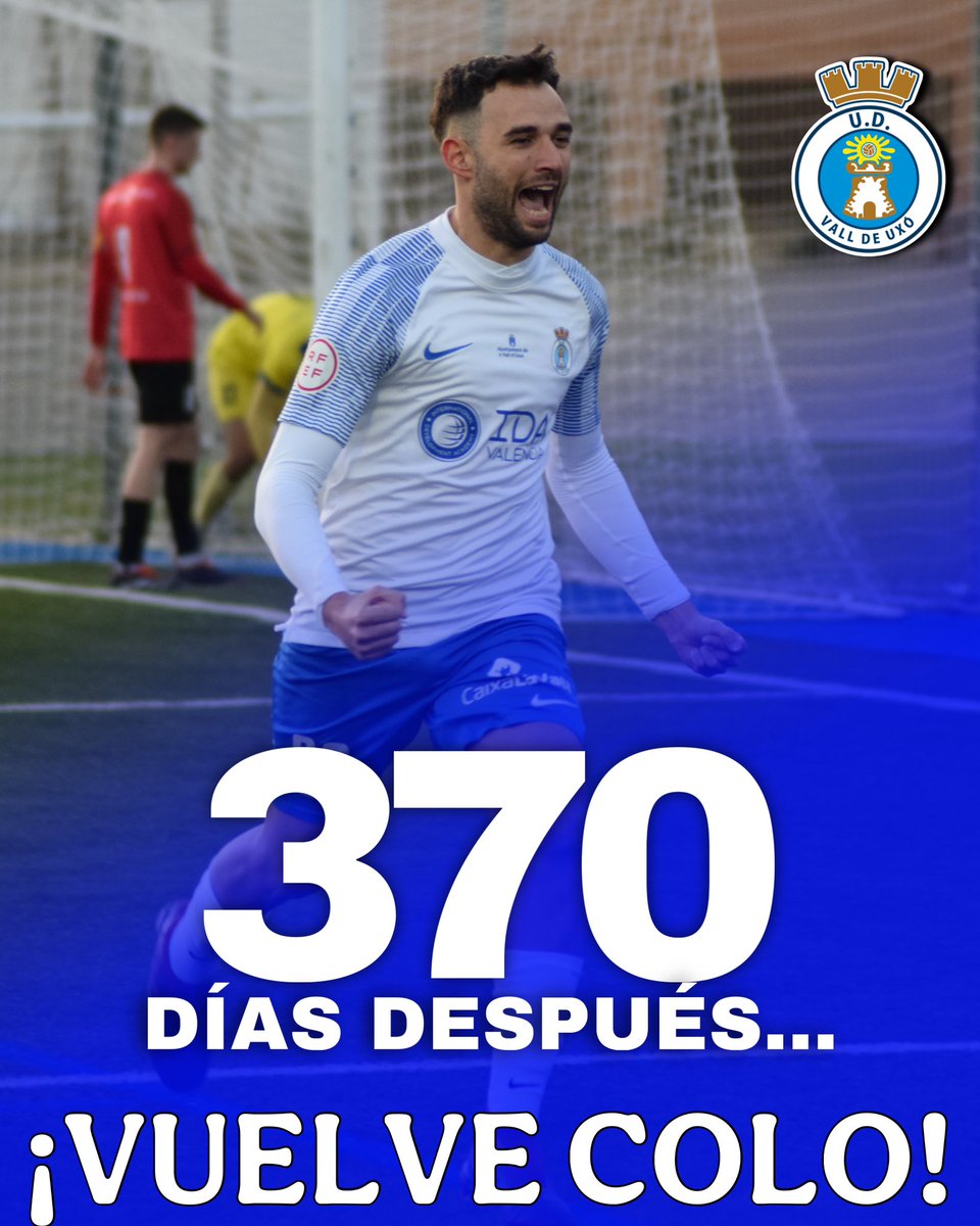 udvalldeuxo's tweet photo. 🙋🏻‍♂️ | 𝐵𝑜𝑛 𝑑𝑖𝑎!

Y que mejor noticia que está para comenzar la semana 🤭🤩

3️⃣7️⃣0️⃣ 𝒅í𝒂𝒔 𝒅𝒆𝒔𝒑𝒖é𝒔...
‼️𝗩𝗢𝗟𝗩𝗜𝗢 𝗖𝗢𝗟𝗢‼️

Que alegria tornar a tindret mago 🫶🏼

#SomLaUDE 🤍💙 https://t.co/4cIucMnjMC