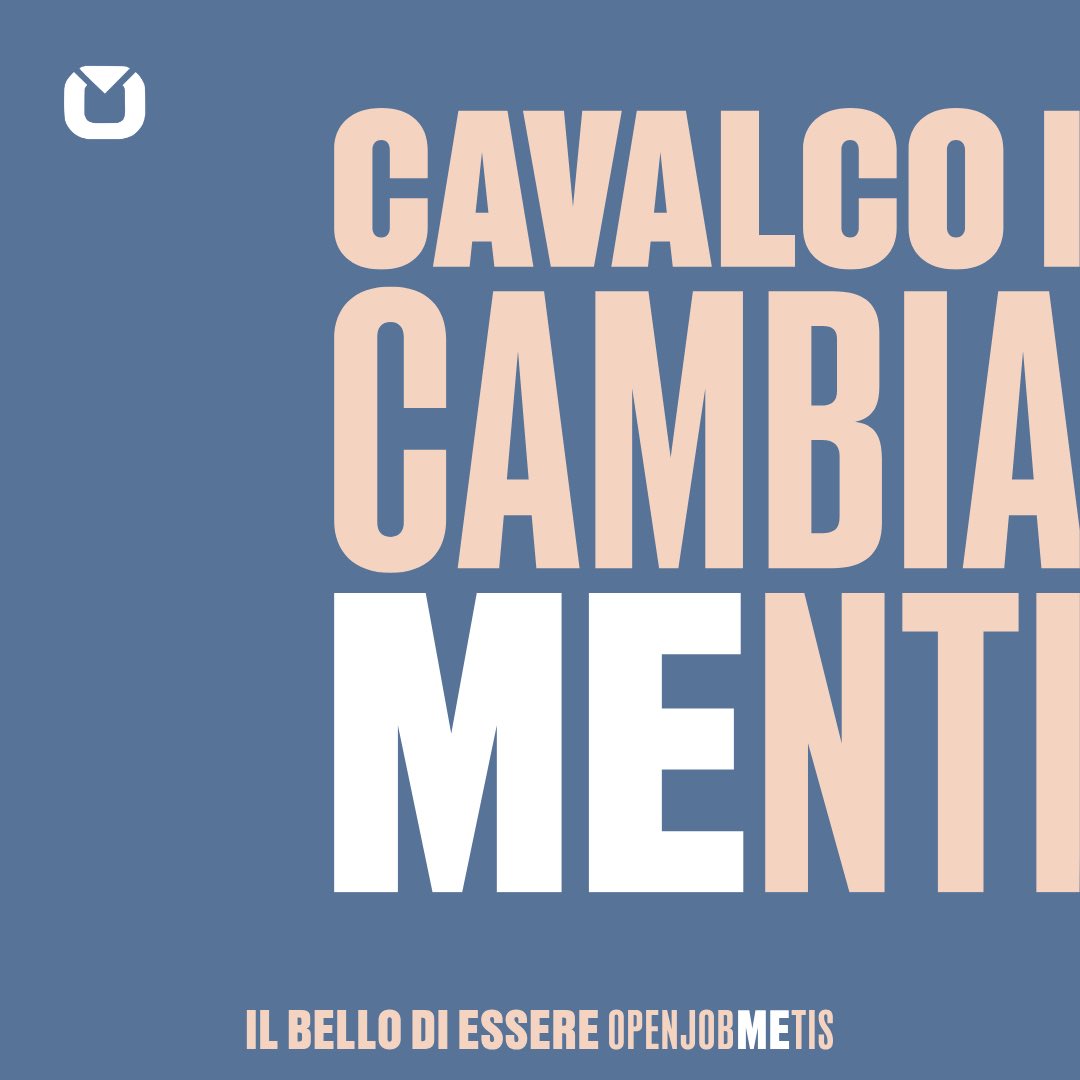 Il bello di essere OpenjobMEtis è... 

Affrontare le sfide con entusiasmo, trasformare l’incertezza in #opportunità e vedere ogni cambiamento come evoluzione per #crescere.
"Cavalco i cambiamenti" è un invito a non temere il nuovo, ma ad accoglierlo come parte del viaggio verso