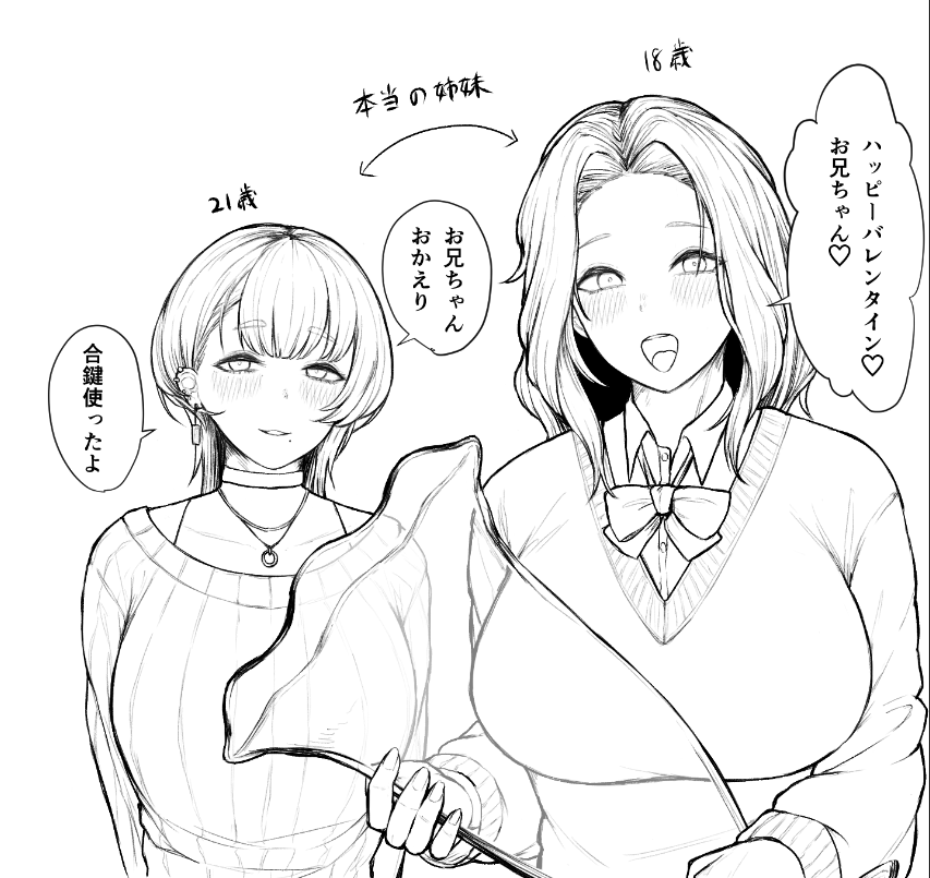 お兄ちゃん大好きムチムチ義妹ズ。 