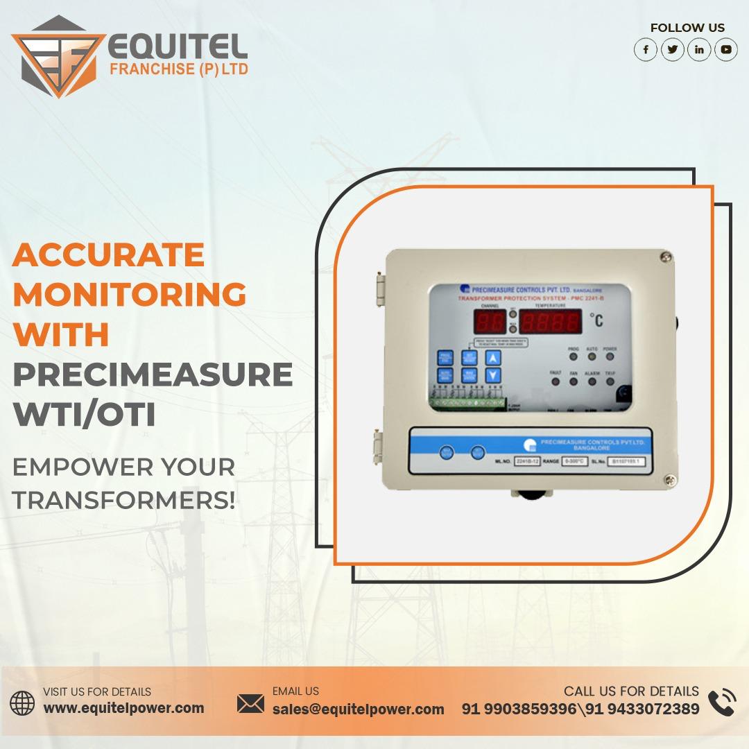 Equitel9's tweet image. Control your transformers with precision! ⚡

🔹 Precimeasure TI/OTI for accurate temperature monitoring &amp;amp; extended life.

📞 +91 9903859396 | 🌐 equitelpower.com

#TransformerProtection #PreciseControl #Equitel