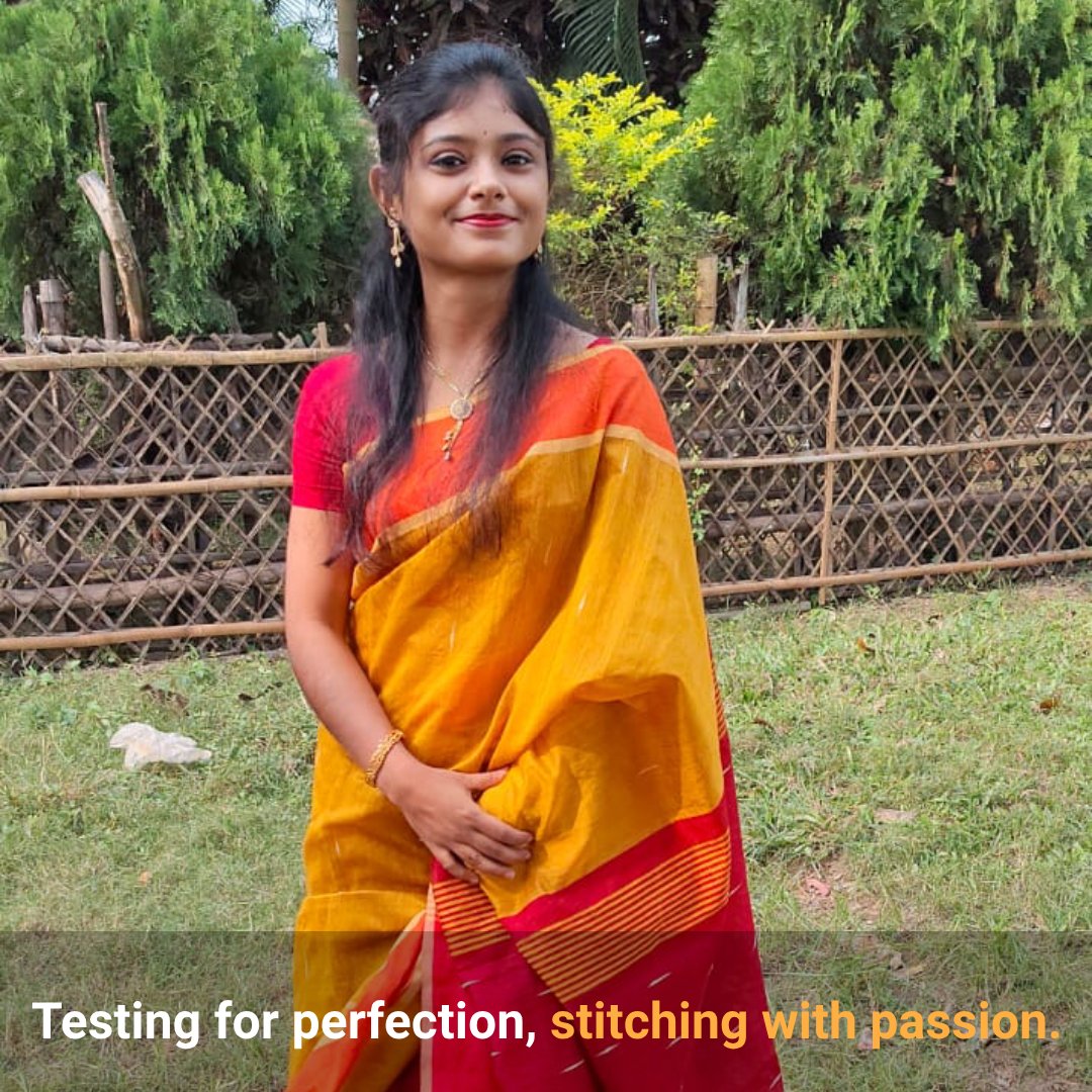 websteptech's tweet image. Meet Subhradipta Chakraborty, an Associate Quality Analyst at WEBSTEP dedicated to delivering top-tier software quality. Outside of work, she applies the same meticulous approach to her passion for embroidery.

#QualityAssurance  #embroidery #webstep #WorkLifeBalance