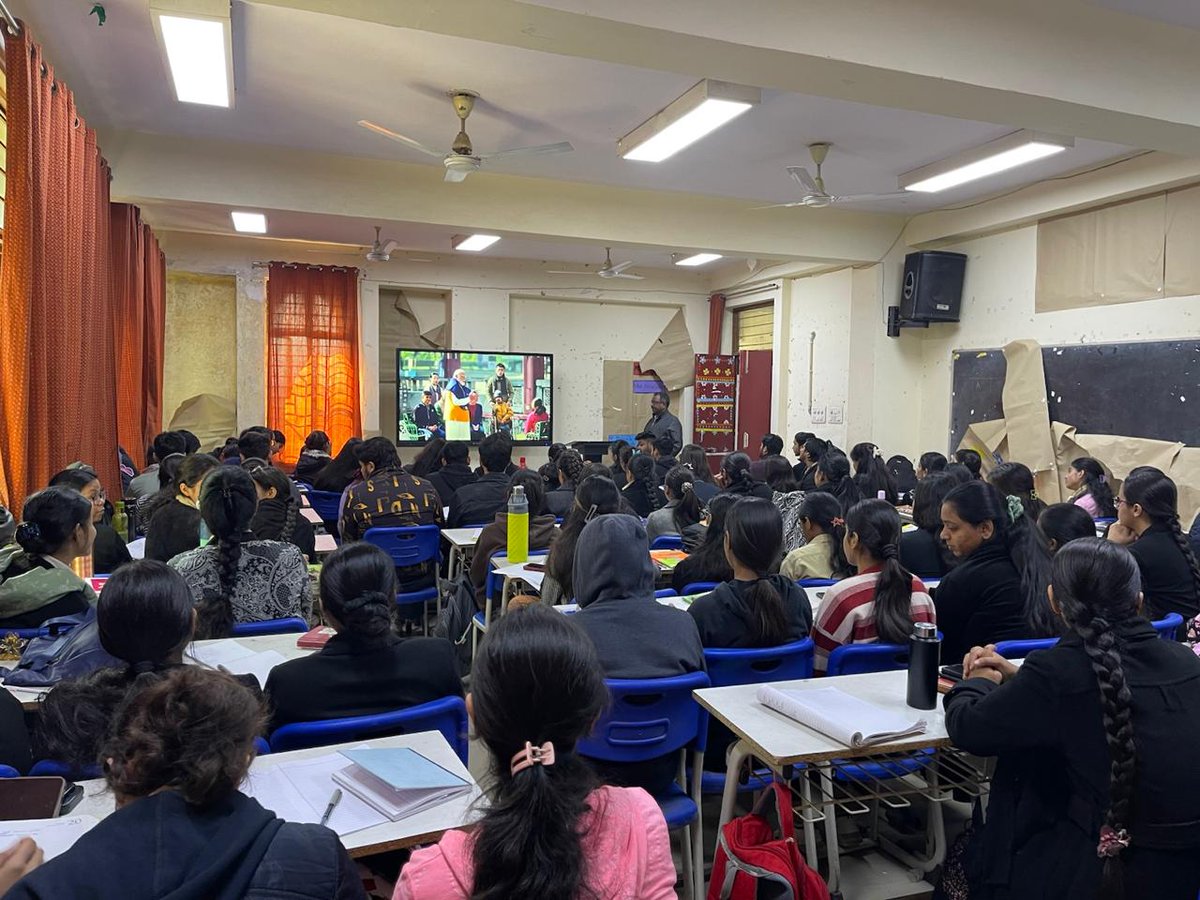 DIET Karkardooma (@karkardoomadiet) on Twitter photo "DIET KKD attends #ParikshaPeCharcha program! Student teachers & faculty members join Hon'ble PM <a href="/narendramodi/">Narendra Modi</a> for inspiring discussions on exam stress & life beyond exams!
#DIETKKD #Education #TeacherTraining" "DIET KKD attends #ParikshaPeCharcha program! Student teachers & faculty members join Hon'ble PM <a href="/narendramodi/">Narendra Modi</a> for inspiring discussions on exam stress & life beyond exams!
#DIETKKD #Education #TeacherTraining"