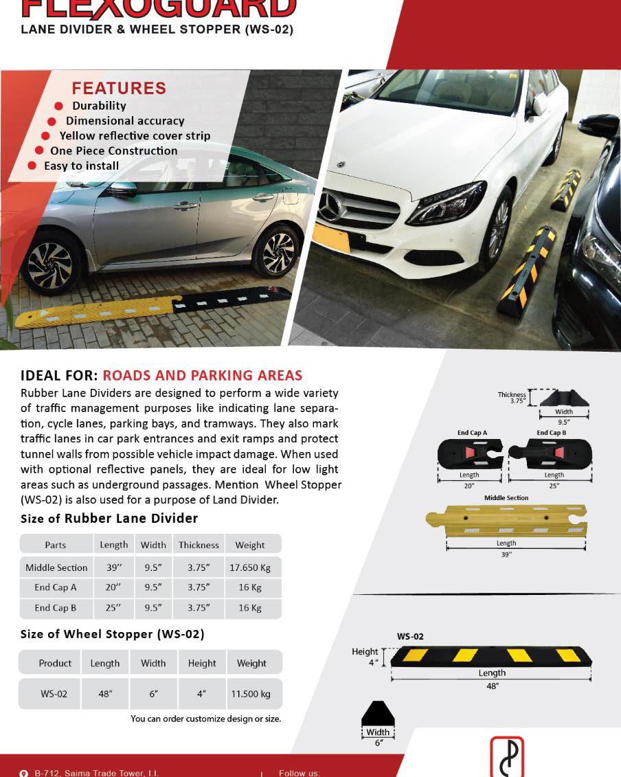 polycraftspvt's tweet image. Enhance parking safety with Polycrafts Rubber Wheel Stopper WS-02! Designed for durability, visibility &amp;amp; protection in car parks, hospitals &amp;amp; retail spaces.

Buy Now! polycrafts.com.pk/product/wheel-…

#wheels #wheelstopper #tires #safety #carsdaily #vehiclesafetyproducts #safetyfirst