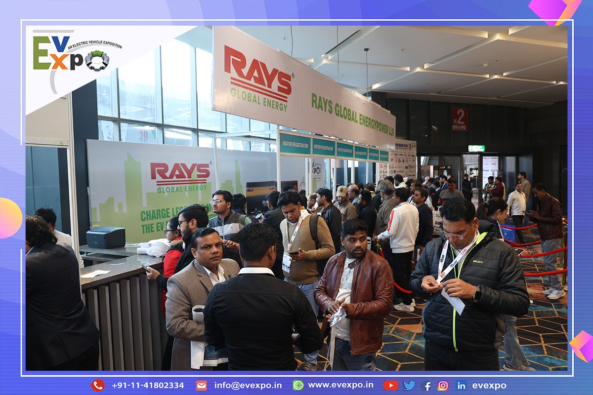 expo_ev's tweet photo. "Charge up your journey with us! Proud to be the official Registration Partner at #EVExpo2024—where innovation meets sustainability.
Register now and join the electric revolution!" 🚀⚡....
#RaysGlobalEnergyPower #RegistrationPartner #EVExpo2024 #SustainableFuture #GreenEnergy #PoweringTheFuture #EVRevolution