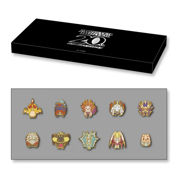 【未使用】カプコンカフェ限定　モンスターハンター20周年記念ピンバッジCセット CAPCOM STORE (カプコンストア） on X: 