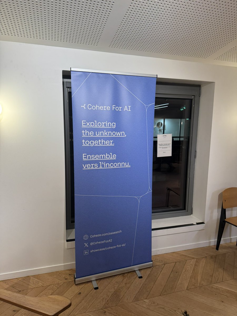 ADuvalinho's tweet image. This week kicked-off earlier than usual with the @CohereForAI event hosted in Paris for the AI Action Summit ! A lot of chat about LLMs, safety, regulations and open source 😍 

Let me know if you are in Paris — would be happy to discuss research, especially related to AI-driven…