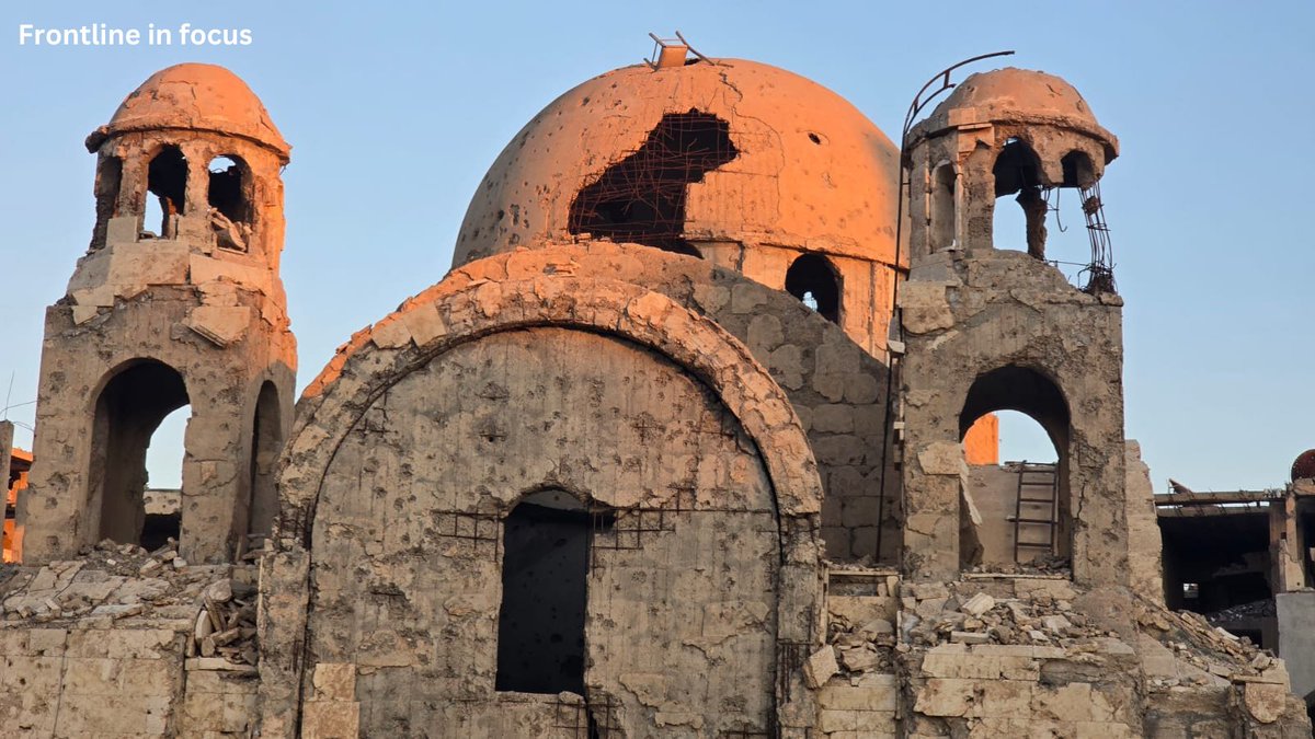 frontline in focus (@frontlineinfocu) on Twitter photo Four #churches in Deir Ez-Zor northeast #Syria remain heavily damaged, highlighting the destruction caused by war. Four #churches in Deir Ez-Zor northeast #Syria remain heavily damaged, highlighting the destruction caused by war.