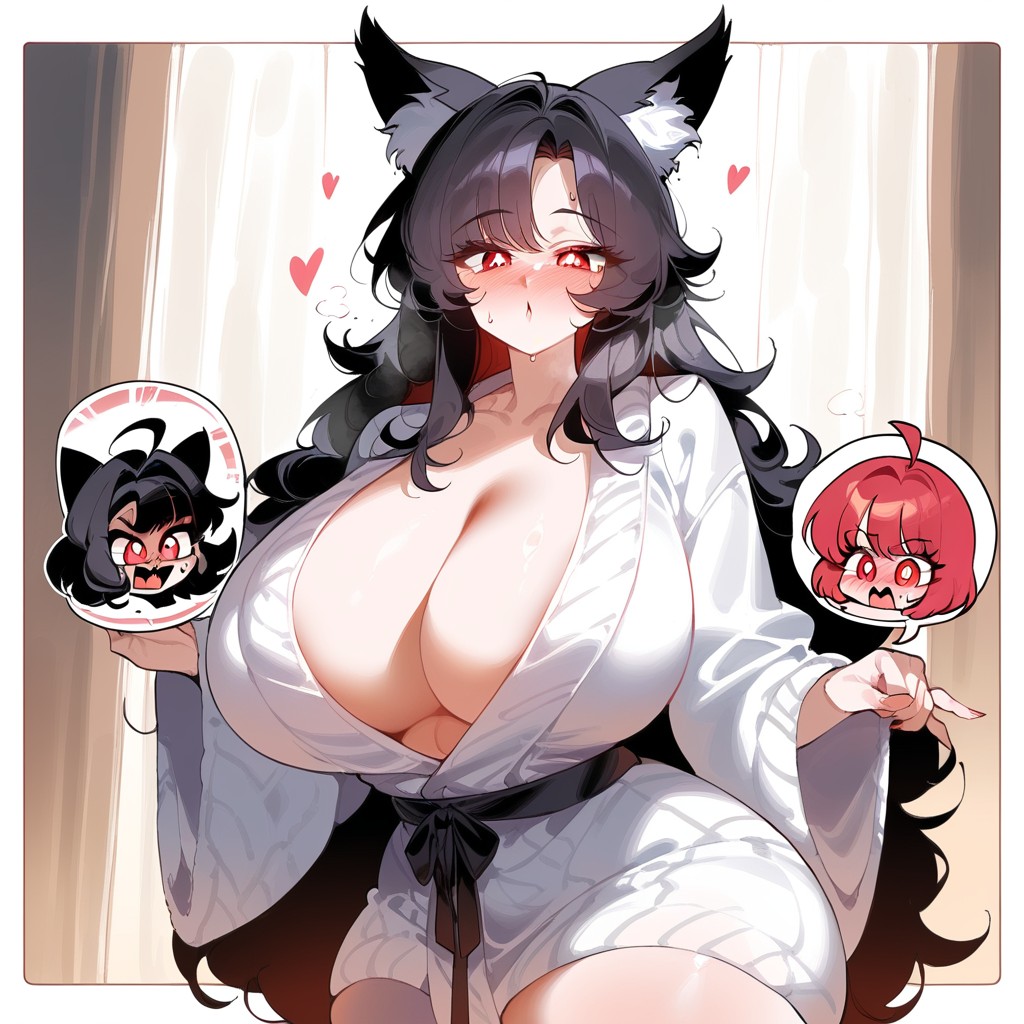 "Oh!? Your home I didnt expect you to come visit me and see my like this. . . But if your serious about this then~~ call me M.O.M.M.Y~"

#LewdRP #AnyRP