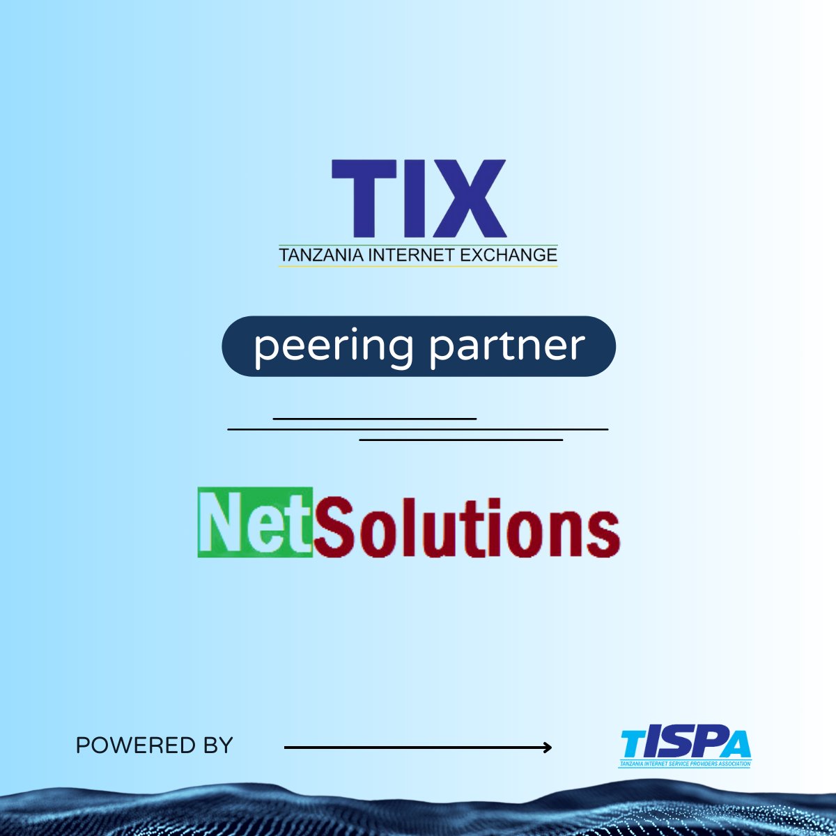 tispaixp's tweet photo. On July 18, 2019, Net Solutions Limited became a peer at Tanzania Internet Exchange (TIX) through TISPA, receiving their ASN and IP on the same day.
#TIX #TISPA #Peering #Tanzania #ISP #Connectivity https://t.co/FGUjpkHsZV
