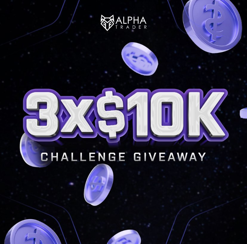 3 x $10K accounts giveaway 

1. Follow <a href="/alphatraderfirm/">Alpha Trader Firm</a> <a href="/justmendex/">Mendex</a> <a href="/MX5R_/">MX</a> @Shatubakala 

2. Like, Retweet and Tag 3 traders

3. get funded here : checkout.alphatraderfirm.com/ref/583/

Ends in 72 hours