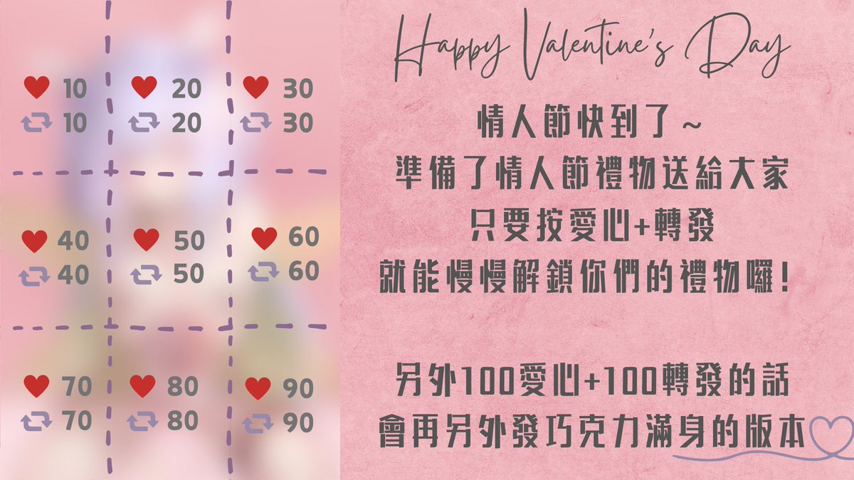 我準備了給大家的情人節禮物噢💙
#Vtype #擴散希望 #情人節 #台V