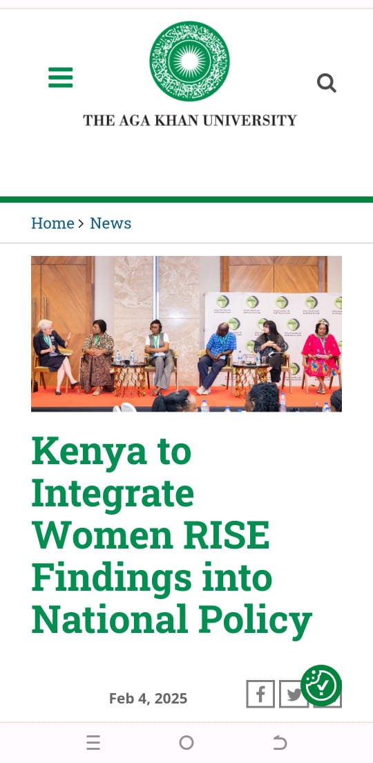 WomenRISE (@womenrise6) on Twitter photo Big news! Kenya’s State Dept of Gender is taking action to lighten the load for women & girls. 🚀 The National Care Policy will now include insights from #WomenRISE to tackle unpaid care work. <a href="/aphrc/">APHRC</a> <a href="/darshinigov/">darshini govindasamy</a> <a href="/asanka_lka/">Asanka Wijesinghe</a>
Read full article here: shorturl.at/tygNb Big news! Kenya’s State Dept of Gender is taking action to lighten the load for women & girls. 🚀 The National Care Policy will now include insights from #WomenRISE to tackle unpaid care work. <a href="/aphrc/">APHRC</a> <a href="/darshinigov/">darshini govindasamy</a> <a href="/asanka_lka/">Asanka Wijesinghe</a>
Read full article here: shorturl.at/tygNb